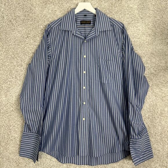 Donald‎ Trump Signature Collection Button Up Shirt Mens Long Sleeve 16.5 34/35 - Picture 1 of 11